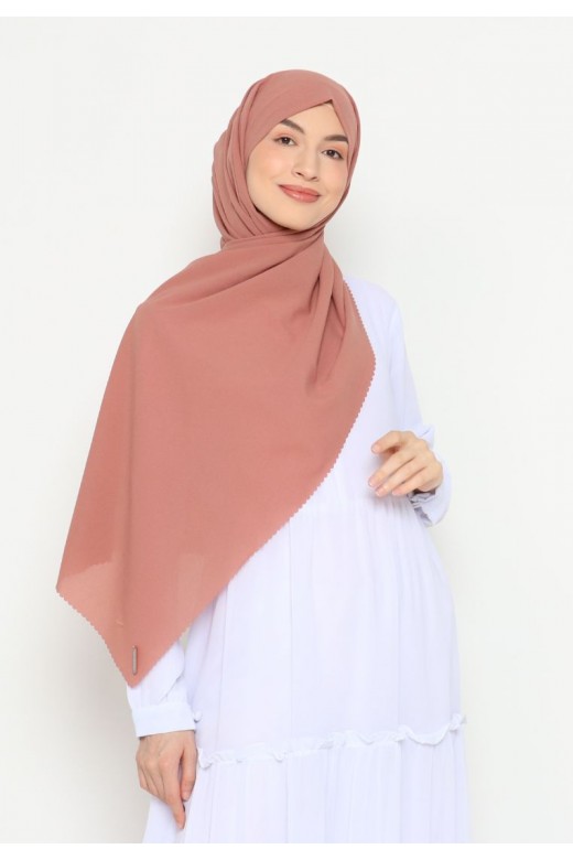 Pasmina Instan Lasercut Caramel